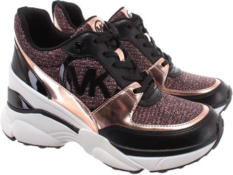 michael kors schuhe damen gold|michael kors rose gold trainers.